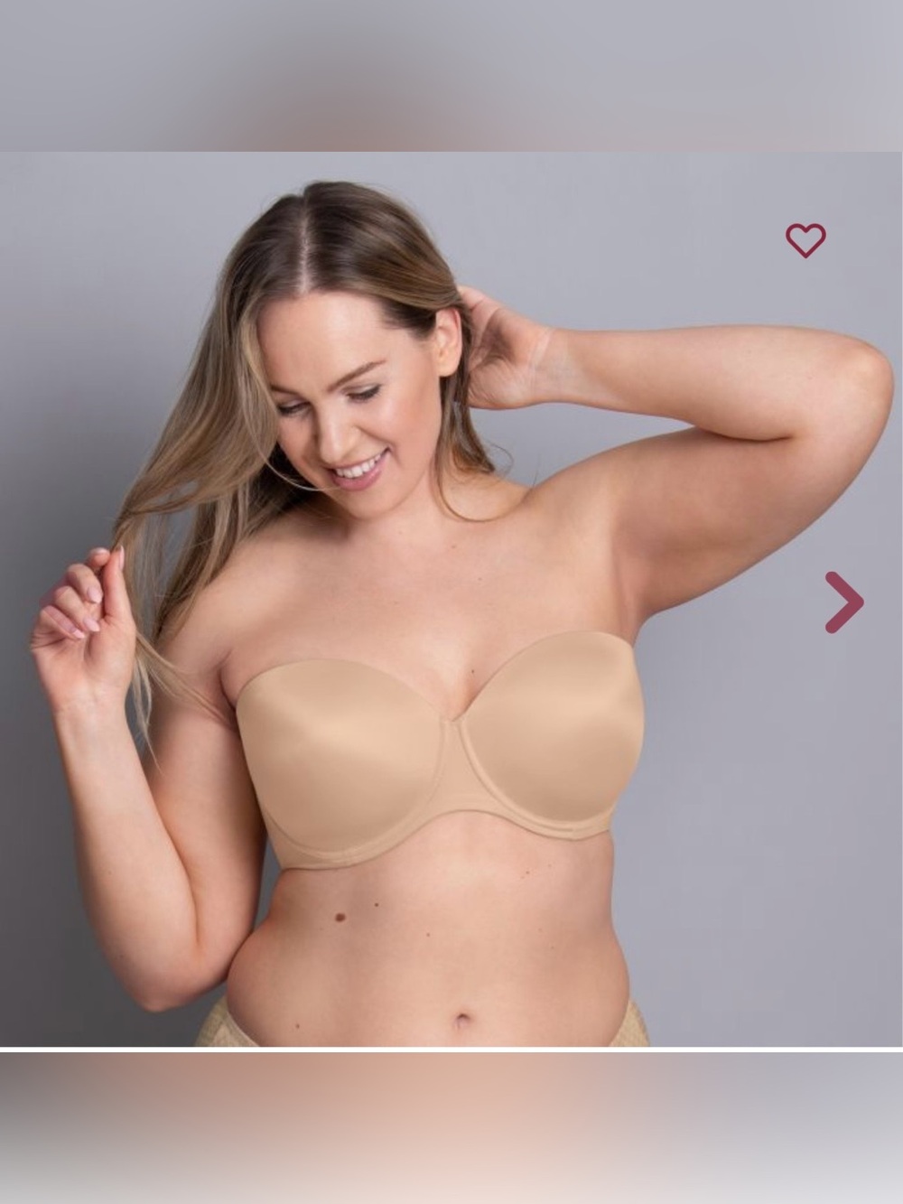 ROSA FAIA 
Padded Basic Multi-Way Underwire Bra. 
NWT
Size - 40A
Color Desert